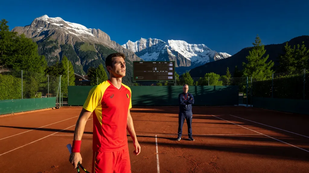 Raphaël Collignon, outsider de valeur face à Tsitsipas en finale de Gstaad
