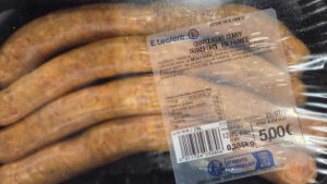 Rappel : ne consommez pas ces saucisses E.Leclerc de Violaines, risque listeria