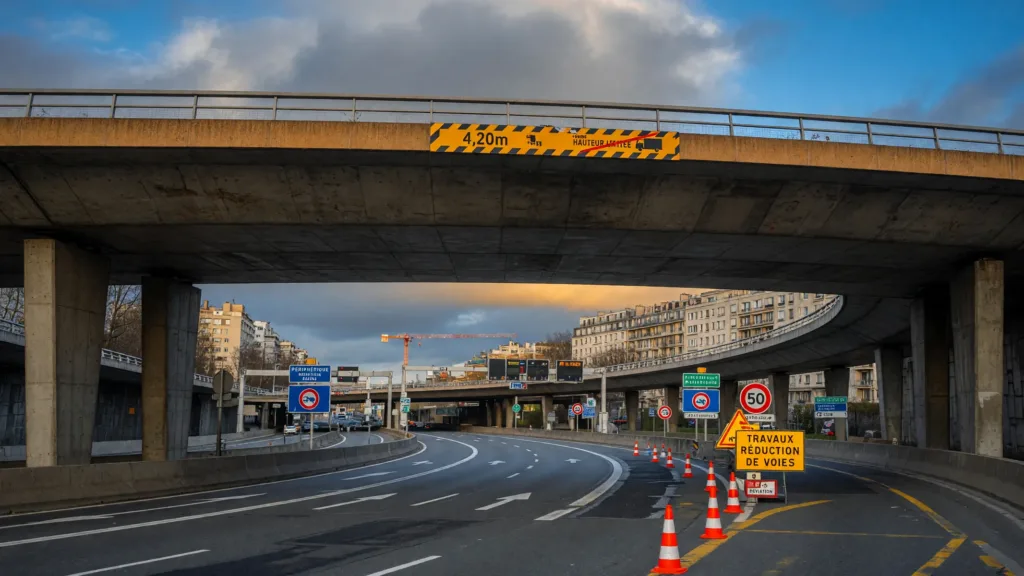 Rennes : un camion coincé sous un pont en pleine manif des ambulanciers