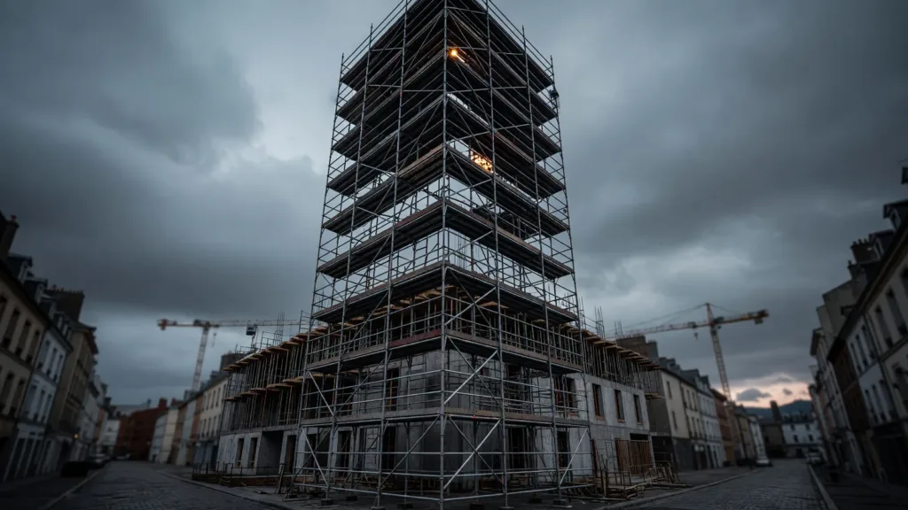Rennes : un ouvrier de 44 ans meurt après une chute de 15 m sur un chantier