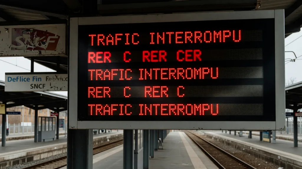 RER C : trafic coupé entre Juvisy et Brétigny après un accident de personne