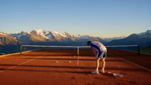 Rinderknech sauve deux balles de match et passe à Gstaad