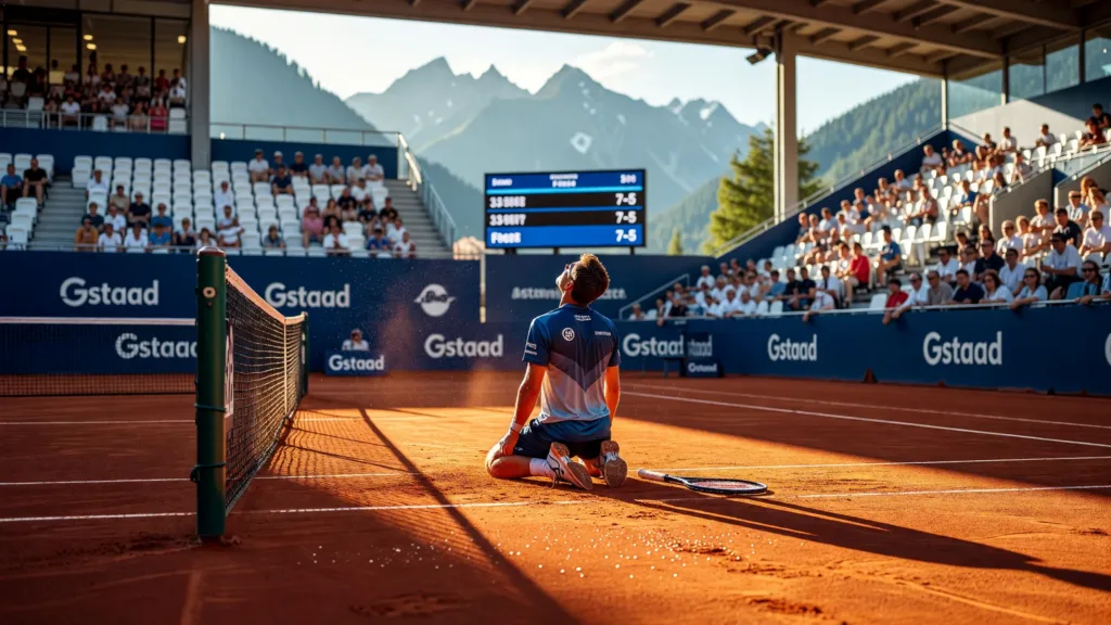 Rinderknech sauve deux balles de match et rejoint les quarts à Gstaad