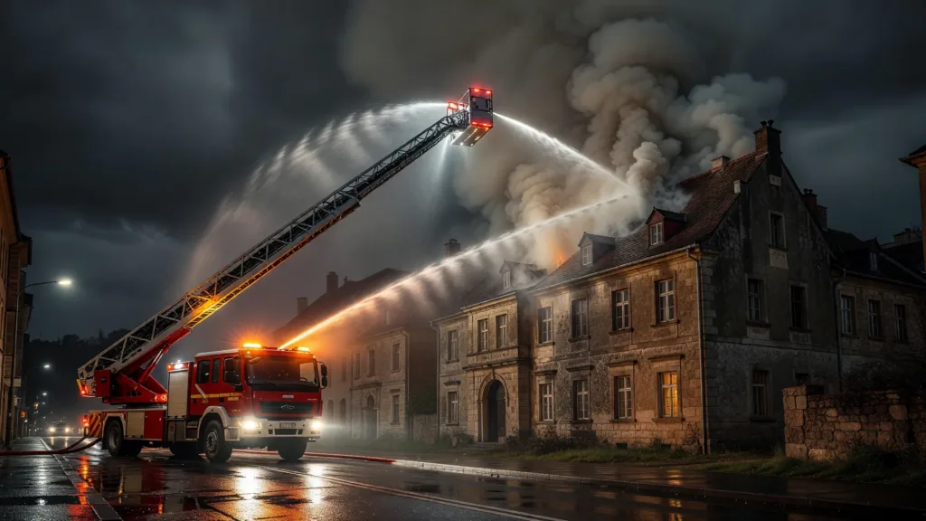 Rouen : un blessé et 60 pompiers mobilisés dans l'incendie rue des Faulx