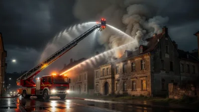 Rouen : un blessé et 60 pompiers mobilisés dans l'incendie rue des Faulx