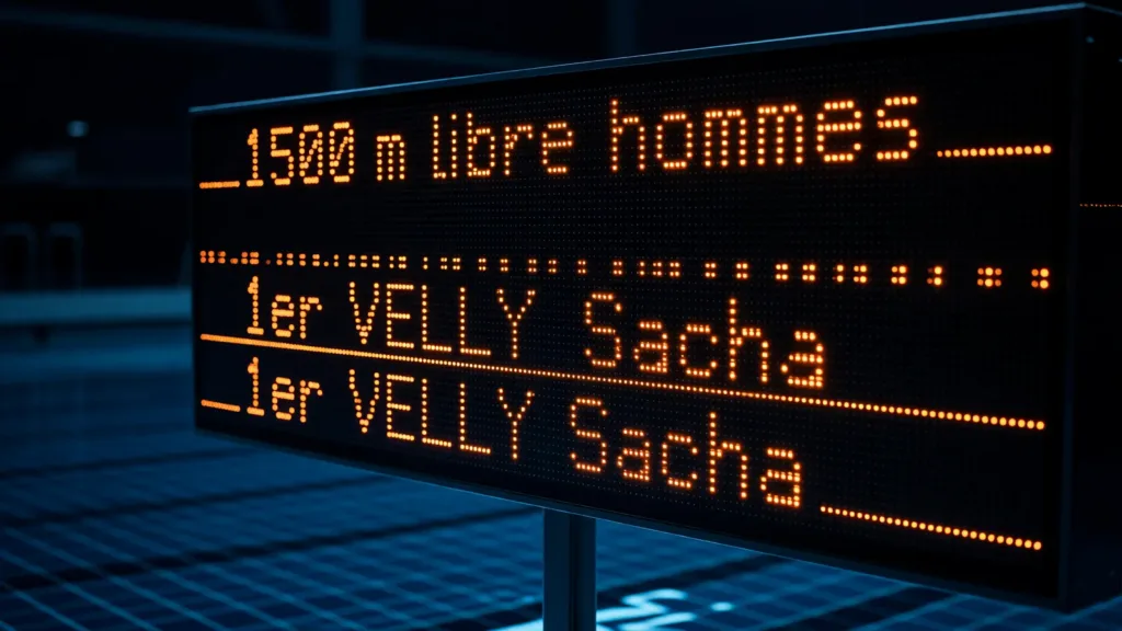 Sacha Velly remporte le 1500 m nage libre et décroche son billet pour l'Europe