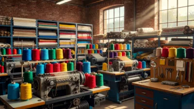 Saint-André-lez-Lille : le préfet visite Lemahieu, fleuron textile depuis 1947
