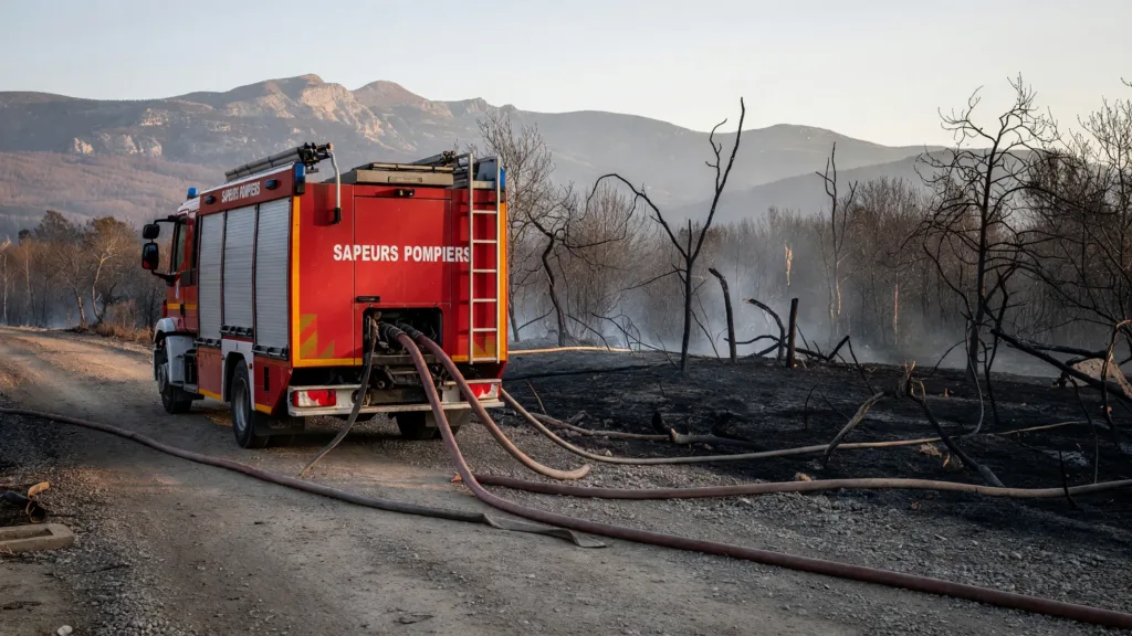 Saint-Bonnet-Laval : 110 pompiers mobilisés après 107 hectares brûlés