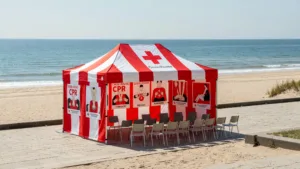 Saint-Brieuc : le préfet salue les gestes qui sauvent à la plage des Rosaires