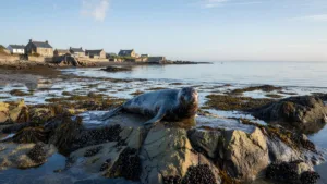 Saint-Brieuc : une colonie de phoques s&rsquo;installe dans la baie