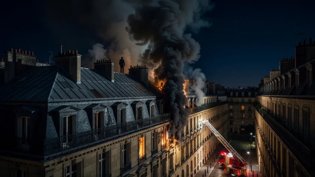 Saint-Étienne : un homme de 30 ans secouru sur le toit après un incendie à Beaubrun