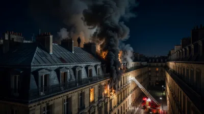 Saint-Étienne : un homme de 30 ans secouru sur le toit après un incendie à Beaubrun