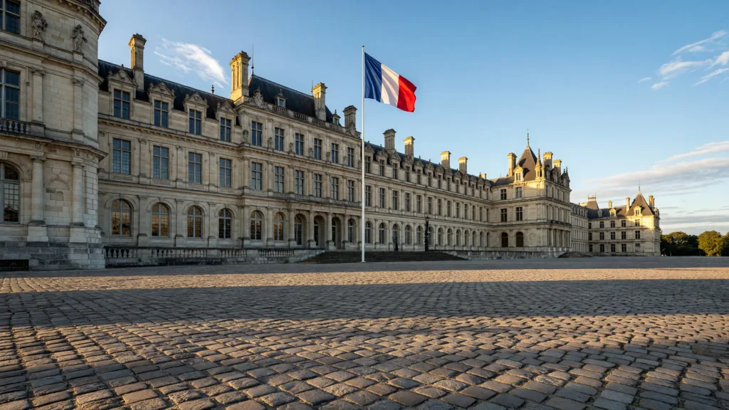 Saint-Germain-en-Laye : défilé militaire et prise d'armes pour le 14 juillet au château