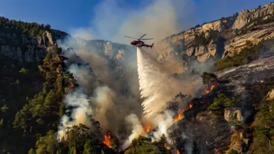 Saint-Julien-des-Chazes : 43 hectares brûlés, 120 pompiers mobilisés