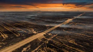 Saint-Paterne : 10 hectares brûlés, 34 pompiers mobilisés