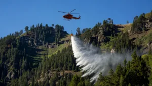 Saint-Pierre-d&rsquo;Entremont : incendie au cirque de Saint-Même sous surveillance