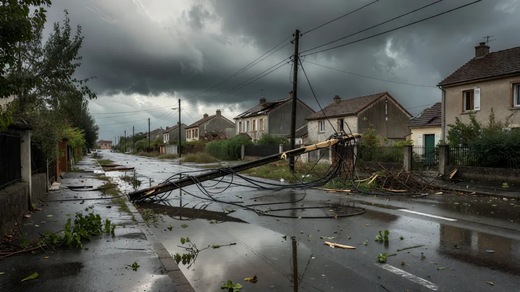 Saint-Quentin-Fallavier : violente tempête, 5 000 foyers sans électricité