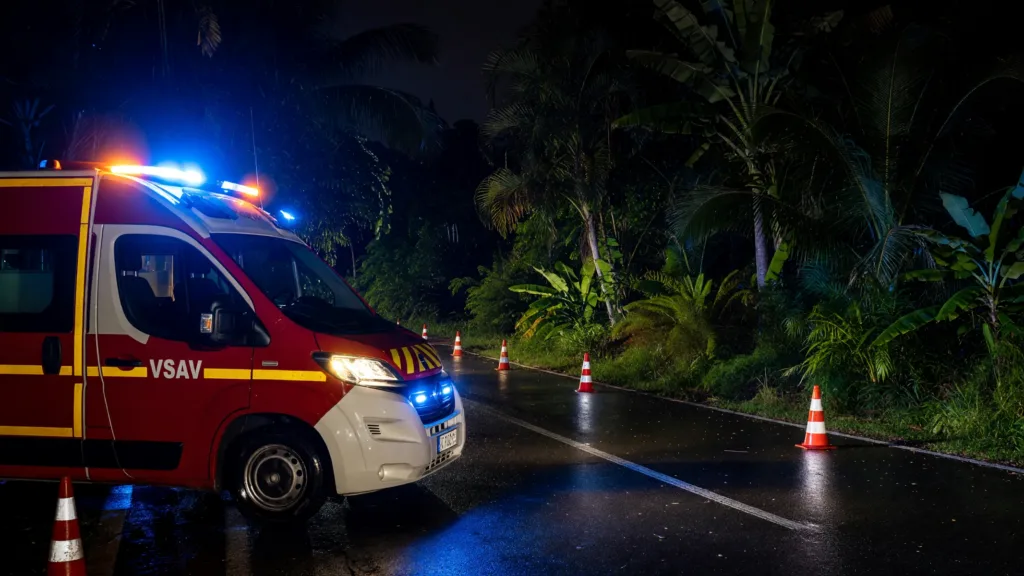 Sainte-Anne : trois blessés graves dans une collision sur la RN4