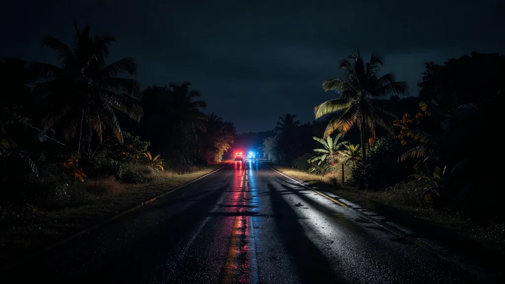 Sainte-Anne : un motard de 40 ans tué dans un choc frontal