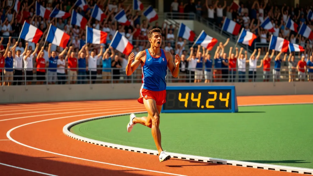 Samuel Vessat bat le record de France du 400 m en 44''24 à Albi