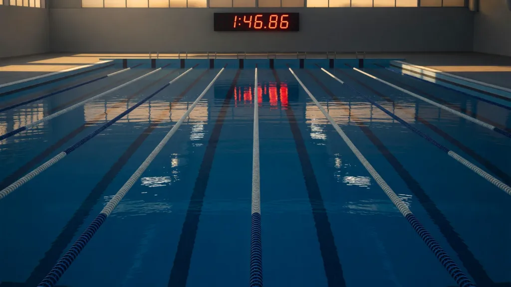 Sauveur Cristofini, 16 ans, champion de France du 200 m nage libre