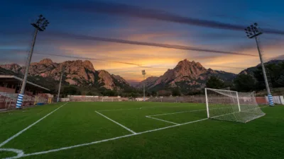 SC Bastia : les images de l&rsquo;entraînement délocalisé à Corte