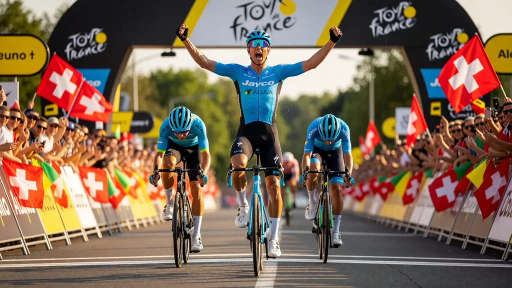 Schmid décroche sa première victoire sur le Tour