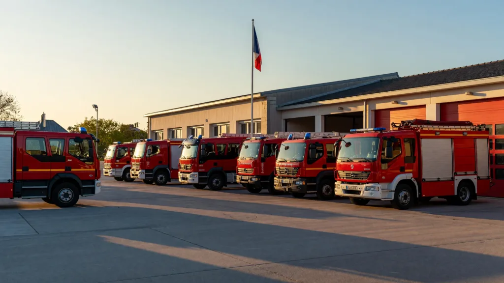 SDIS 71 : 38 pompiers et 12 moyens envoyés en renfort en Gironde
