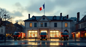 SDIS 76 : minute de silence pour les pompiers morts en Gironde