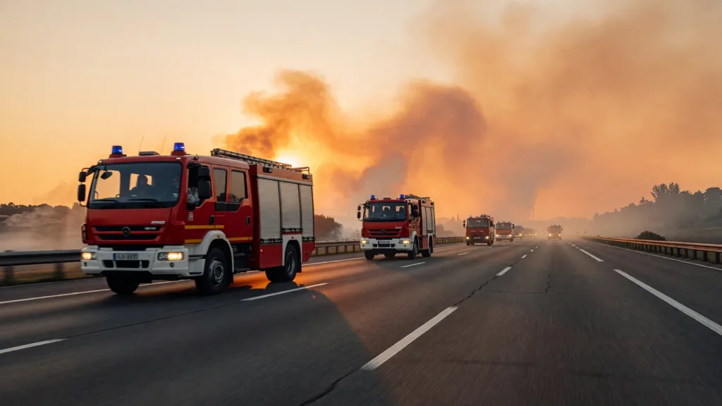 SDIS 77 : 22 pompiers de plus envoyés en renfort en Gironde