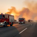 SDIS 77 : 22 pompiers de plus envoyés en renfort en Gironde