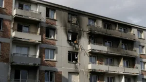 Seine-Saint-Denis : un appartement détruit par un tir de mortier au Blanc-Mesnil