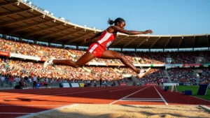 Soudatou Niang championne de France U20 du saut en longueur