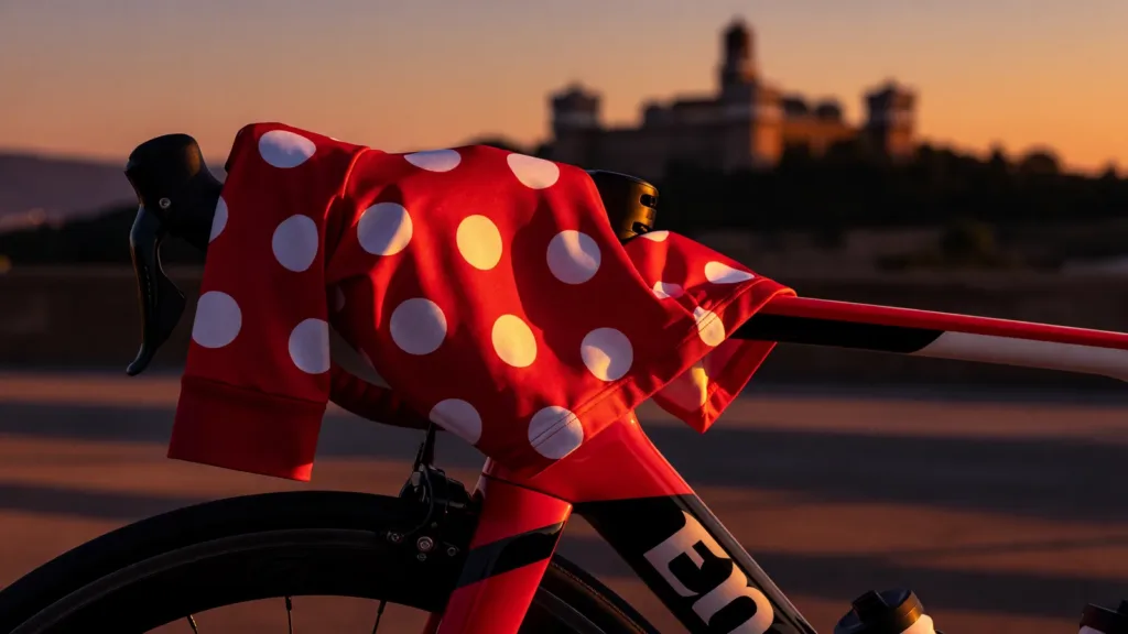 Tadej Pogacar premier maillot à pois du Tour de France 2026