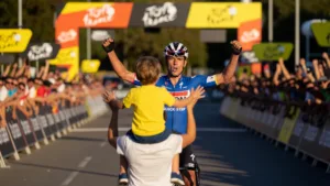 Tim Merlier s&rsquo;impose à Chalon-sur-Saône et signe son triplé