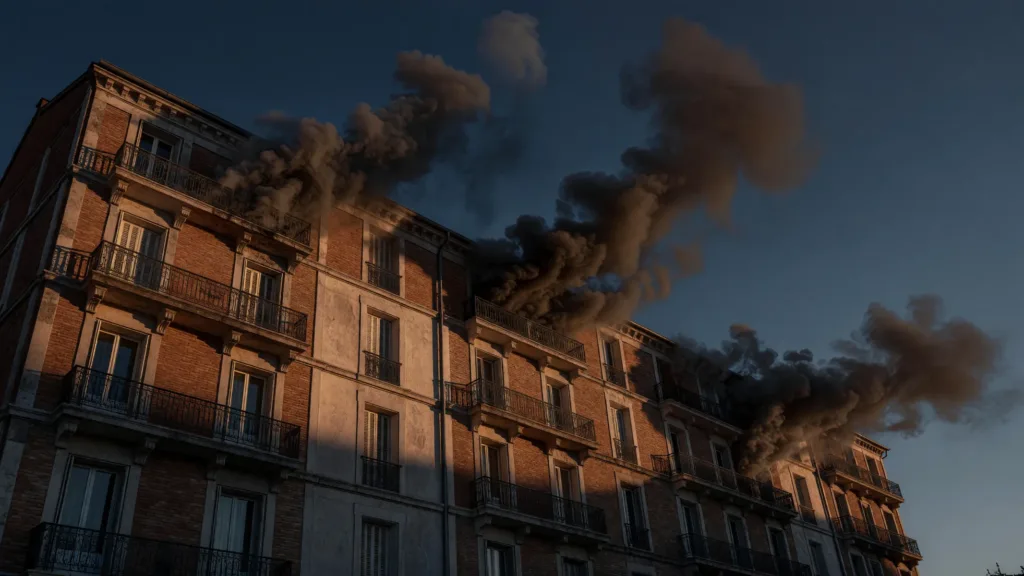 Toulouse : un incendie touche plusieurs balcons avenue de la Gloire