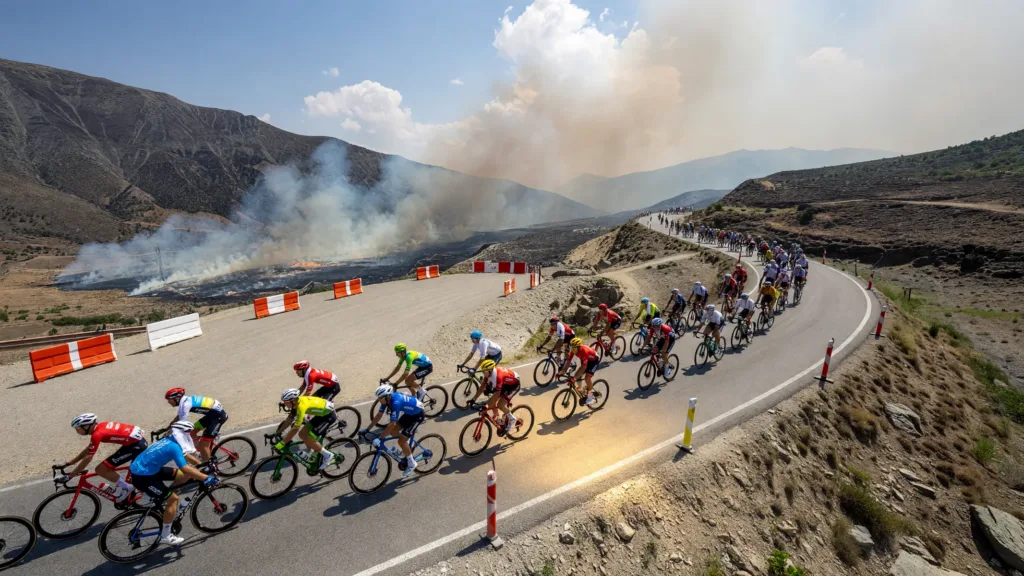 Tour de France 2026 : canicule et incendies forcent trois modifications historiques