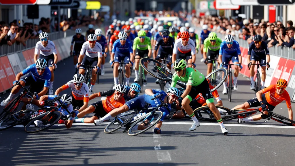 Tour de France 2026 : chute massive à Chalon-sur-Saône, Gaviria et Godon forfaits
