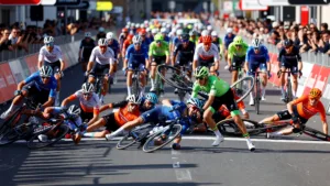 Tour de France 2026 : chute massive à Chalon-sur-Saône, Gaviria et Godon forfaits