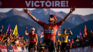 Tour de France 2026 : Evenepoel remporte l&rsquo;étape 15 au Plateau de Solaison