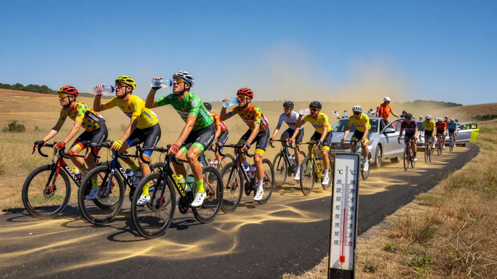Tour de France 2026 : la canicule force la première réduction d'étape de l'histoire