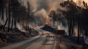Tour de France 2026 : l’incendie dans les Pyrénées-Orientales force un huis clos inédit sur l’étape des Angles