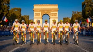 Tour de France 2026 : maillot blanc et jaune pour célébrer le cinquième sacre de Pogačar