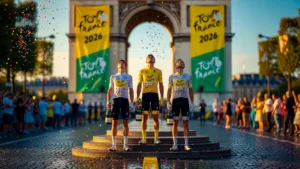 Tour de France 2026 : Pogačar, Evenepoel, Del Toro, les mots du podium