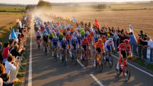 Tour de France 2026 : Søren Wærenskjold surgit dans le chaos, record de vitesse pulvérisé à Nevers