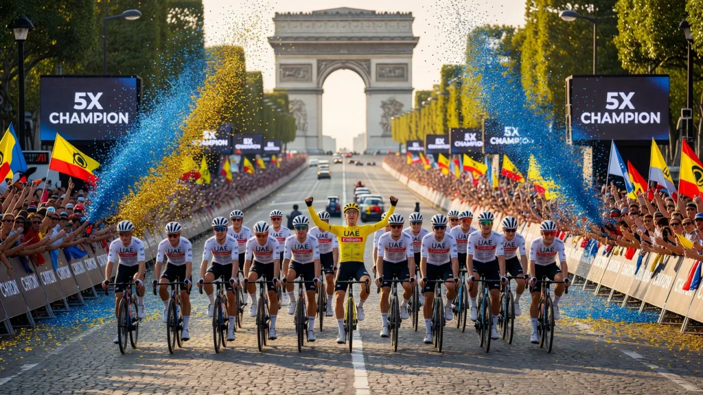 Tour de France 2026 : UAE écrase tout, Cofidis et Ineos sombrent