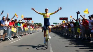 Tour de France 2026 : Wærenskjold pulvérise le record de vitesse à 50,91 km/h