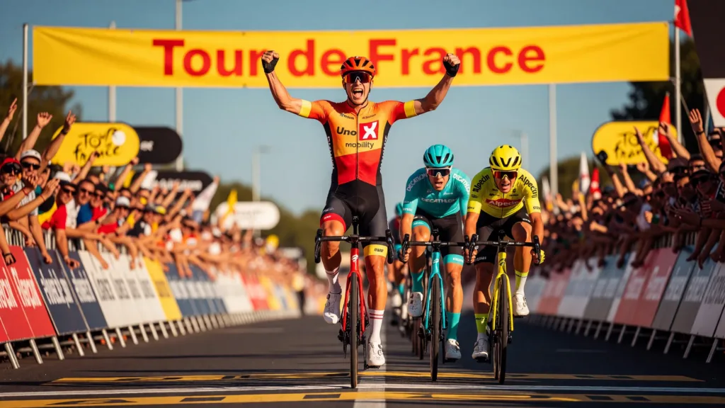Tour de France 2026 : Wærenskjold remporte l'étape la plus rapide de l'histoire
