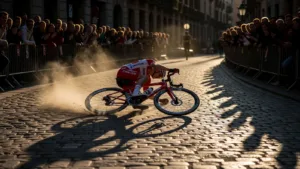 Tour de France : chute lourde d&rsquo;un coureur Decathlon CMA CGM lors du TTT à Barcelone