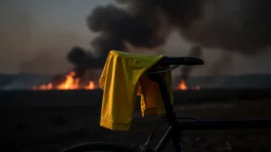 Tour de France : Vingegaard garde le maillot jaune, incendie dans les Pyrénées-Orientales menace la suite